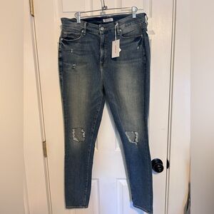 Good American “Good Legs” Distressed Jeans